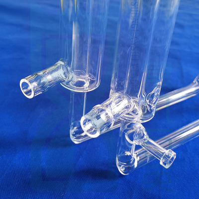 Tubos de vidro de quartzo fundido resistentes a altas temperaturas, laboratório dedicado a tubos de vidro de quartzo transparentes
