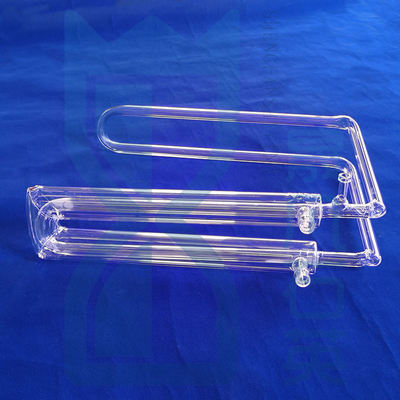 Tubos de vidro de quartzo fundido resistentes a altas temperaturas, laboratório dedicado a tubos de vidro de quartzo transparentes