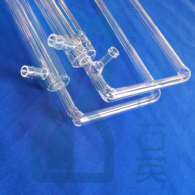 Tubos de vidro de quartzo fundido resistentes a altas temperaturas, laboratório dedicado a tubos de vidro de quartzo transparentes
