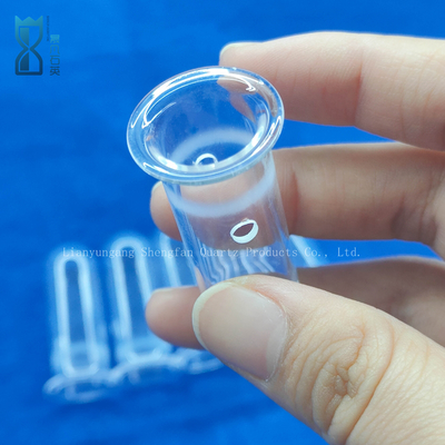 Resistente ao calor Vidros de laboratório personalizados Transparente Tubo de perfuração de vidro de quartzo Tubo de ensaio de quartzo
