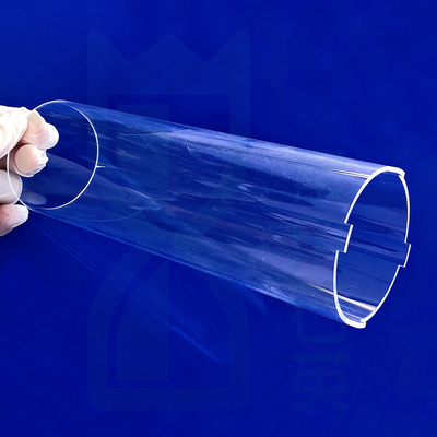 Resistente à corrosão a altas temperaturas Quartz de alta permeabilidade Tubo de vidro Quartz fundido
