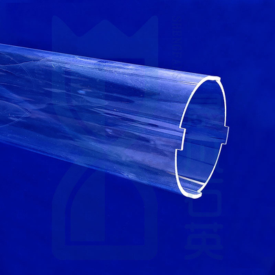 Resistente à corrosão a altas temperaturas Quartz de alta permeabilidade Tubo de vidro Quartz fundido