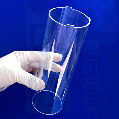 Resistente à corrosão a altas temperaturas Quartz de alta permeabilidade Tubo de vidro Quartz fundido