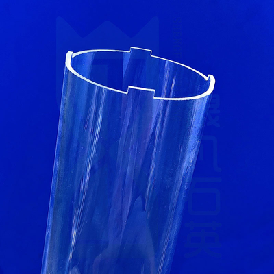 Resistente à corrosão a altas temperaturas Quartz de alta permeabilidade Tubo de vidro Quartz fundido