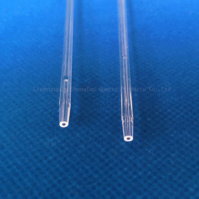 Fabrica de alta resistência a altas temperaturas 1mm-10mm de pequeno diâmetro tubo de vidro de quartzo capilar