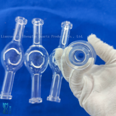 Instrumentos de quartzo transparentes de vidro de alto desempenho de sopro polaco