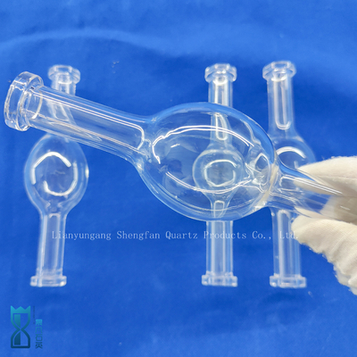 Instrumentos de quartzo transparentes de vidro de alto desempenho de sopro polaco