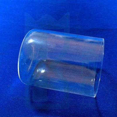 Tubos de ensaio de fundo plano de vidro de quartzo resistentes à corrosão a altas temperaturas
