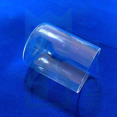Tubos de ensaio de fundo plano de vidro de quartzo resistentes à corrosão a altas temperaturas