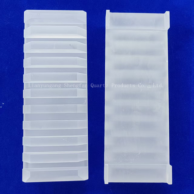 Large Size Quartz Bloco de Isolamento Groove Arca de Limpeza Factory Custom resistente à corrosão Alto desempenho