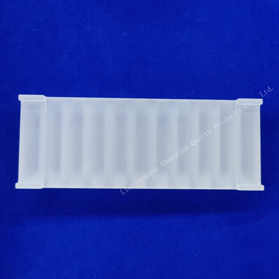 Large Size Quartz Bloco de Isolamento Groove Arca de Limpeza Factory Custom resistente à corrosão Alto desempenho