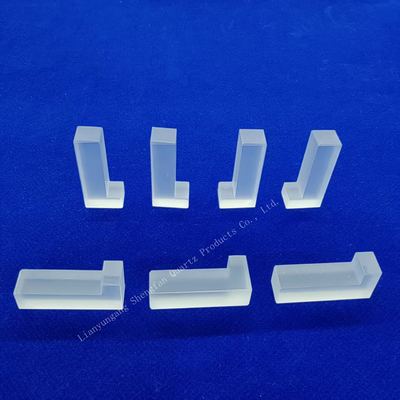 Fabrica Custom Multiple Dimensões Quartz irregular Chapa de vidro de placa resistente a altas temperaturas
