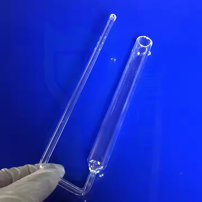 Tubos de vidro de quartzo personalizados resistentes a altas temperaturas em forma de U