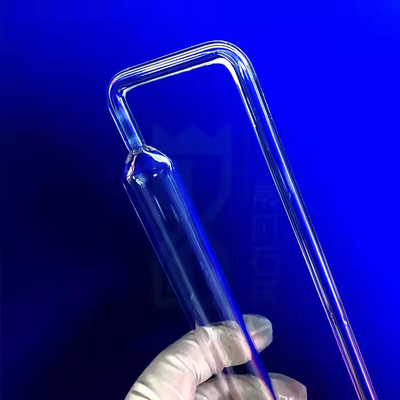 Tubos de vidro de quartzo personalizados resistentes a altas temperaturas em forma de U