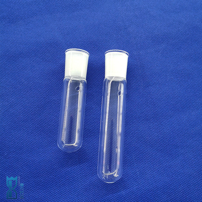 Tubos de ensaio de quartzo de fundo redondo e transparente personalizados para laboratório