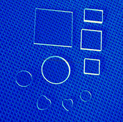 Alta transparência 99,99% de pureza Placa de vidro de quartzo com 1100°C de temperatura de trabalho