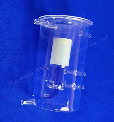 Containers de quartzo resistentes à corrosão a altas temperaturas de fábrica cilindros quadrados de quartzo com núcleos de areia de quartzo para laboratórios