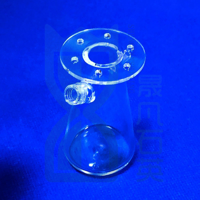 Containers de quartzo resistentes à corrosão a altas temperaturas de fábrica cilindros quadrados de quartzo com núcleos de areia de quartzo para laboratórios