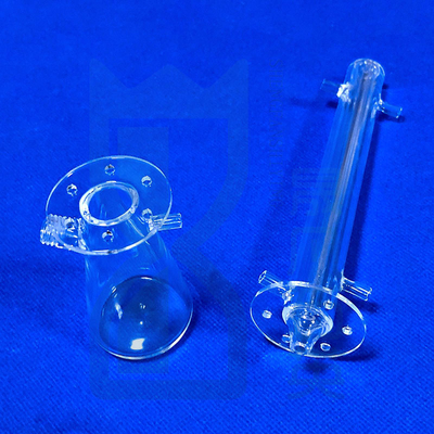 Alta pureza 99,99% Instrumentos experimentais personalizados resistentes à corrosão a altas temperaturas Tubos de vidro de quartzo e reatores de quartzo