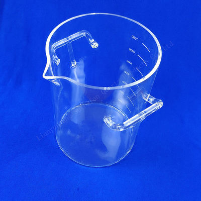 Fabrica de vasos de vidro de quartzo e quartzo resistente a altas temperaturas resistente à corrosão