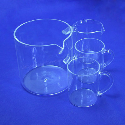 Fabrica de vasos de vidro de quartzo e quartzo resistente a altas temperaturas resistente à corrosão