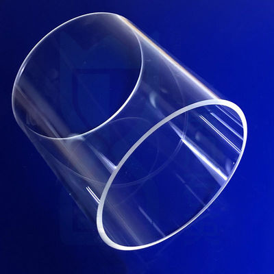 Venda direta de fábrica Tubos de vidro de quartzo de alta qualidade resistentes ao calor e à corrosão Anel de vidro de quartzo para máquina de CVD.