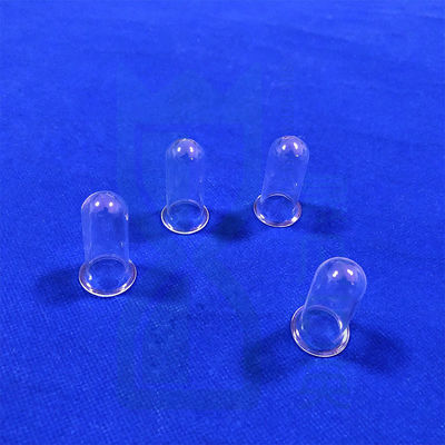 Tubos de ensaio de quartzo de fundo redondo e transparente personalizados para laboratório Tubos de ensaio de quartzo experimentais redondos e redondos personalizados, adequados para uso em laboratório
