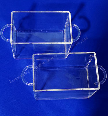 Tanques de quartzo altamente transparentes para reator fotoquímico Densidade 2,2g/cm3 Sílica fundida