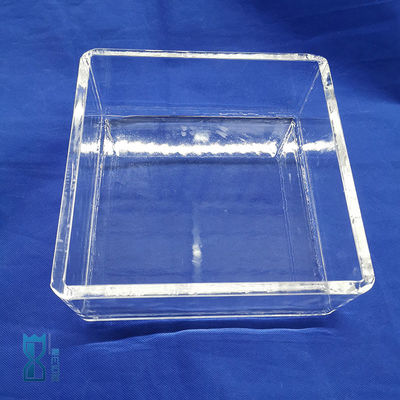 Tanques de quartzo altamente transparentes para reator fotoquímico Densidade 2,2g/cm3 Sílica fundida
