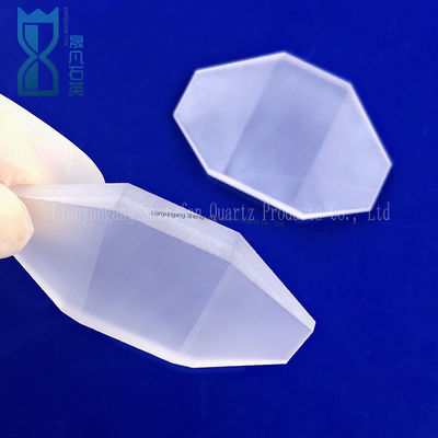 Peças Especiais de Vidro de Quartzo Transparentes Opacas Resistentes à Corrosão e a Altas Temperaturas Fabricadas em Fábrica Para Suporte de Amostras