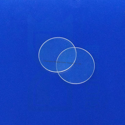 Chapas de vidro de quartzo de alta pureza e transparência para janelas ópticas