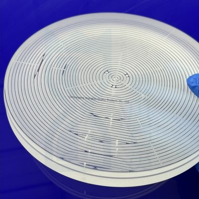 Placa de Vidro de Quartzo SIO2 de Alta Pureza 99,99% Resistência a Alta Temperatura 1100℃