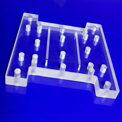 CNC personalizar placa de vidro de quartzo de alta temperatura para máquina de cura
