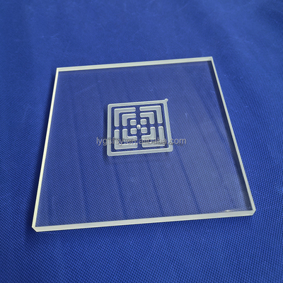 CNC personalizar placa de vidro de quartzo de alta temperatura para máquina de cura