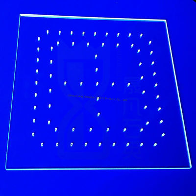 Placa de vidro de quartzo resistente a altas temperaturas e de alta transparência com tamanho personalizável para aplicações de semicondutores e ópticos