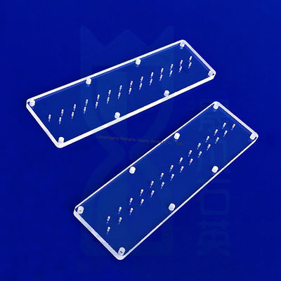 Laser Cut Custom High Transparency JGS1 JGS2 JGS3 Quartz Sheets Para Purificadores UV LED