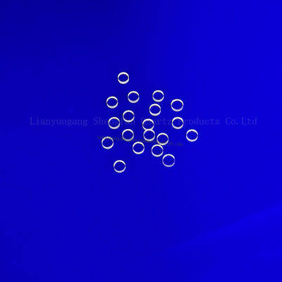 Laser Cut Small Size Ultravioleta transparente folhas de vidro de quartzo fundido para janelas de câmara