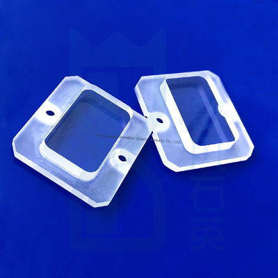 Quartzo resistente à corrosão resistente a altas temperaturas placas congeladas de quartzo fundido para suporte de amostra