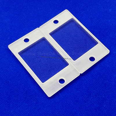 Quartzo resistente à corrosão resistente a altas temperaturas placas congeladas de quartzo fundido para suporte de amostra
