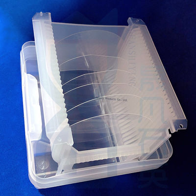 Bolachas de quartzo transparentes de alta transparência são usadas para barcos de quartzo e bolachas de silício