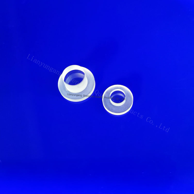 CNC personalizado de alta precisão de alta pureza JGS2 Quartz Step Plate para janela UV