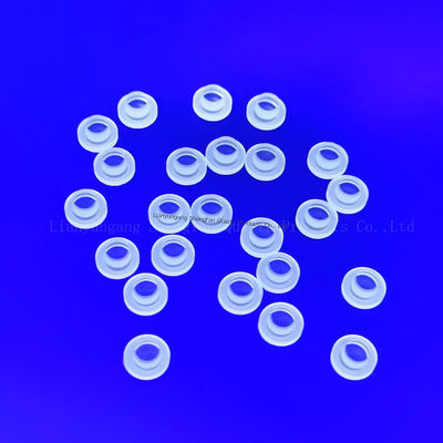 Placa de vidro de quartzo resistente a altas temperaturas e à corrosão, usinada em CNC, para aplicações ópticas