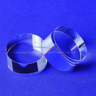 Placa de vidro de quartzo de alta pureza personalizada de 99,99% de transmissão UV para aplicações de semicondutores e ópticos