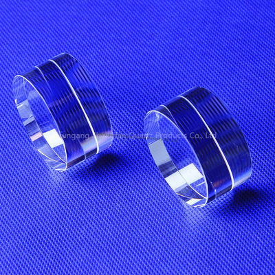 Placa de vidro de quartzo de alta pureza personalizada de 99,99% de transmissão UV para aplicações de semicondutores e ópticos