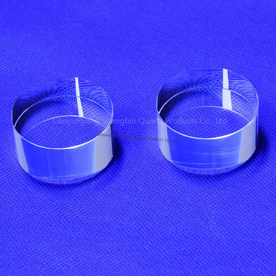 Placa de vidro de quartzo de alta pureza personalizada de 99,99% de transmissão UV para aplicações de semicondutores e ópticos