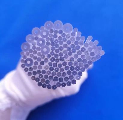 Tubos capilares de vidro de pequeno diâmetro resistentes à corrosão