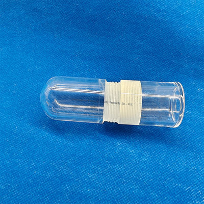 Frasco de vidro de quartzo de sílica fundido personalizado com articulação