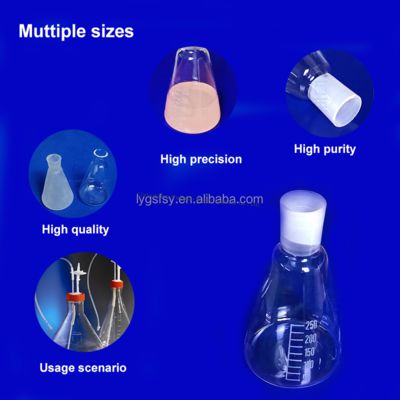 Custom 50-5000ML Quartz Glass Round Bottom Long Neck Flask