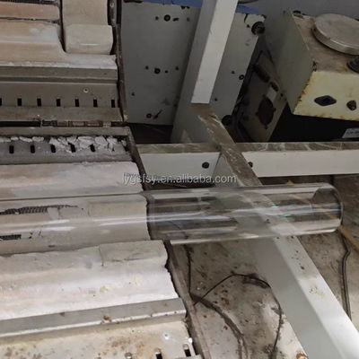 Alta pureza SIO2 99,99% Resistente ao calor até 1200°C Tubos de vidro de quartzo fundido transparente para aplicações de semicondutores e ópticos