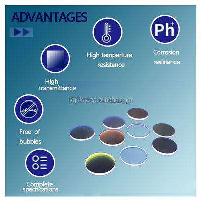 Placa de vidro de quartzo transparente com resistência a altas temperaturas e resistência à corrosão para aplicações técnicas